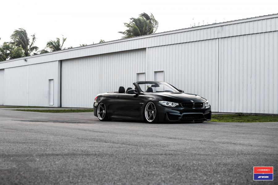  BMW M4 Convertible on Vossen Wheels (VWS-3) 2018 года  (фото 2 из 17)